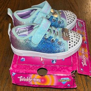 Skechers 314776N LBMT s lights twinkle sparks sequin flash